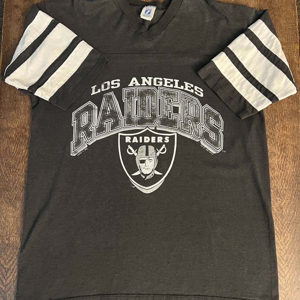 1991 vintage Los Angeles raiders jersey t shirt xl